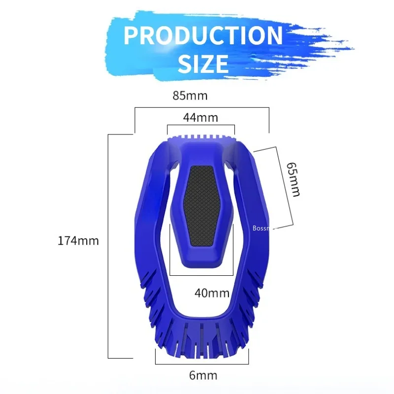 4-in-1 Car Ice Scraper Windshield Ice Breaker Quick Clean Glass Brush Snow Remover TPU Tool Auto Window Winter Snow Brush Shovel