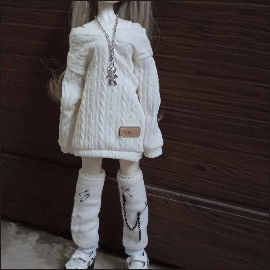 New 30/45/60cm Doll's Clothes for 1/3 1/4 1/6 Bjd Doll Loose Fitting Sweater Diy Girl Toys Dress Up Doll Accessories, No Doll 5