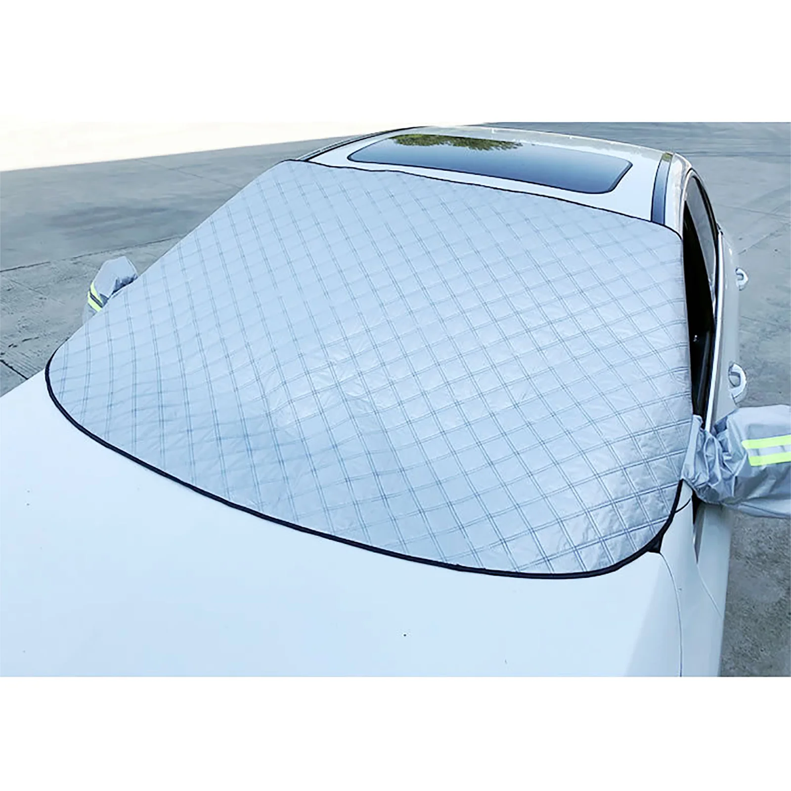 Automobile Magnétique Pare-soleil Couverture Voiture Pare-brise Neige Sun  Shade Imperméable à l'eau Protecteur Housse Voiture Couverture de  pare-brise avant 210x120cm