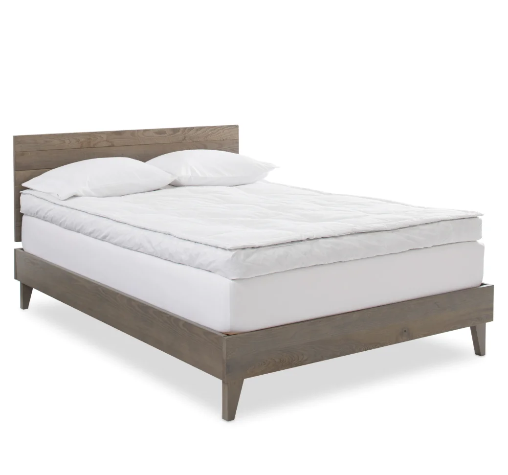 

2" Firm Thick Down Feather Mattress Bed Protectors Pillow Top King Queen Full Mattress Topper