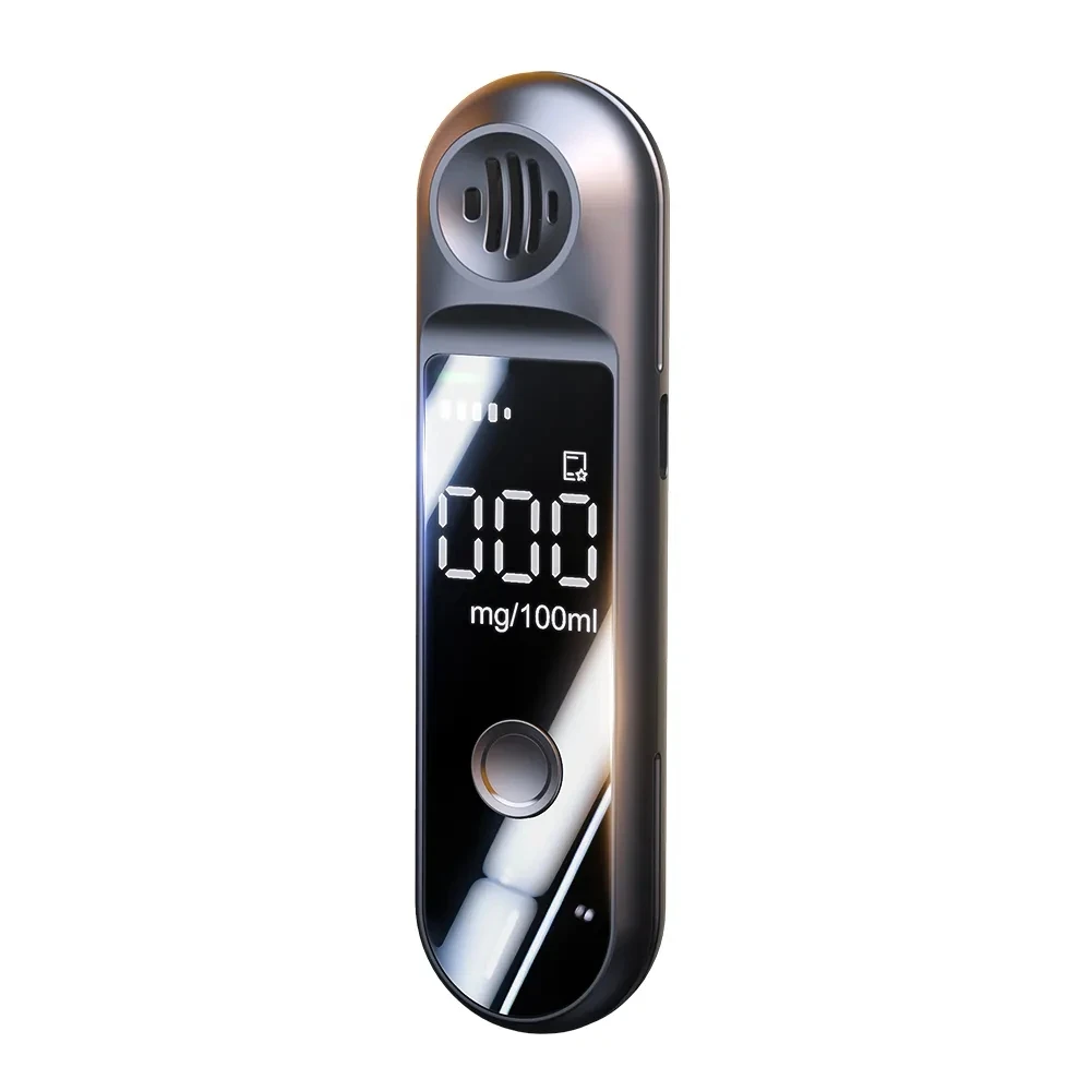 Alcohol Tester with LCD Display Portable Charging Breathalyzer For Drunk Driving Alcohol Alcoholimeter Detector