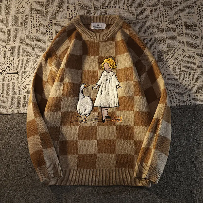 Harajuku Girl Print Sweater - Image 11