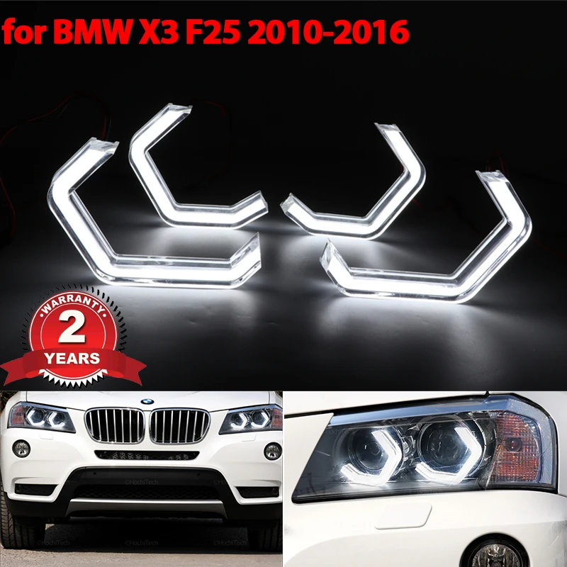 

Daytime Running Light for BMW for BMW X3 F25 2010-2016 Car Accessories Concept M4 Iconic Style LED Angel Eyes halo rings