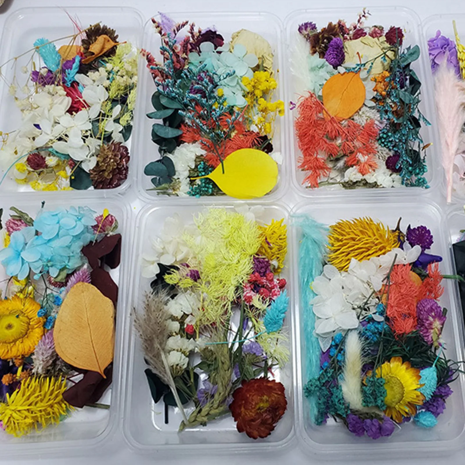 Preserved Flower Mixed Dried Flower DIY Material DIY candle making flower  Handmade Real Dried Flower epoxy resin dried flowers