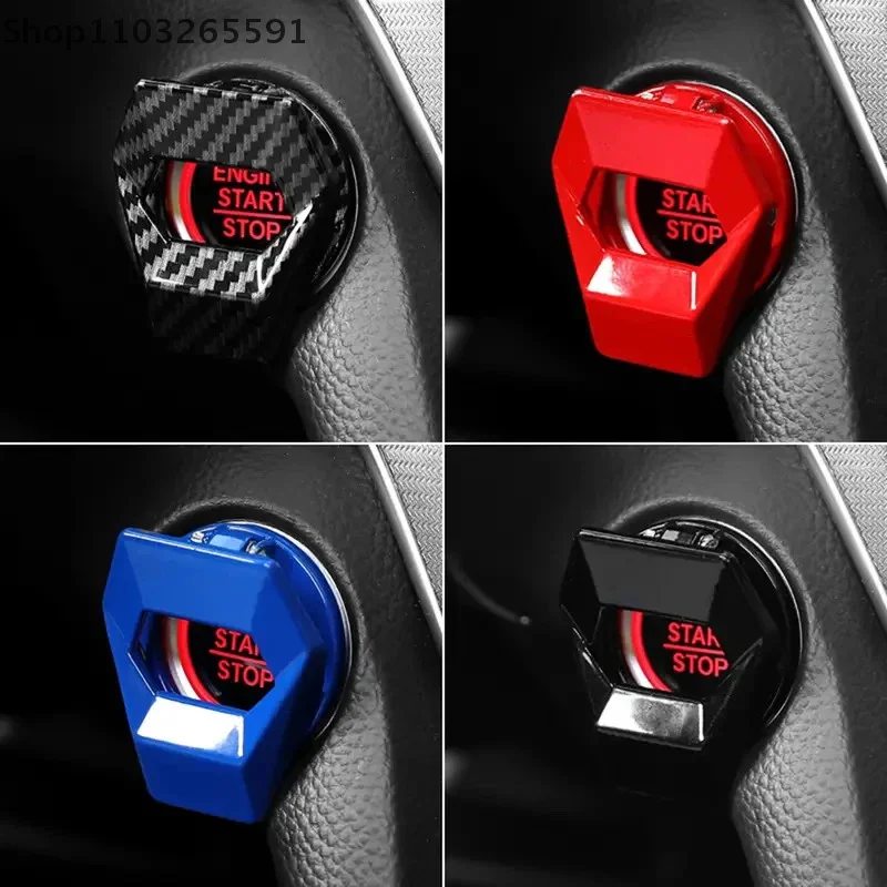 Stylish Interior Accessory: Engine Start/Stop Button Cover for Push-Button Ignition Systems