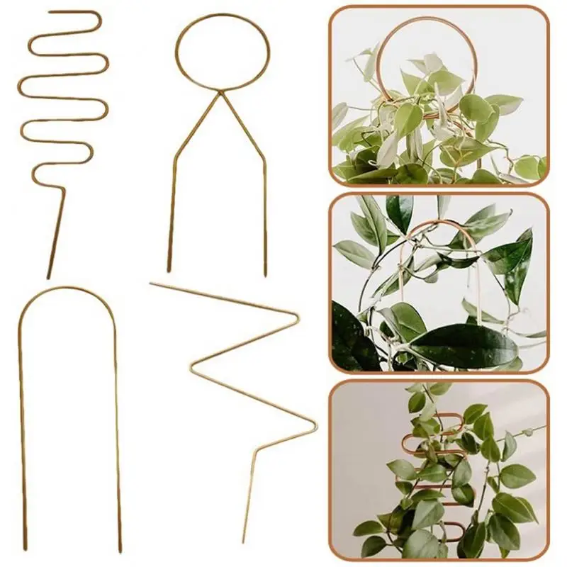 

Geometric Climbing Frame Flower Pot Bracket Plant Fixing Rod Strong And Durable Household Garden Plant Climbing Support Frame