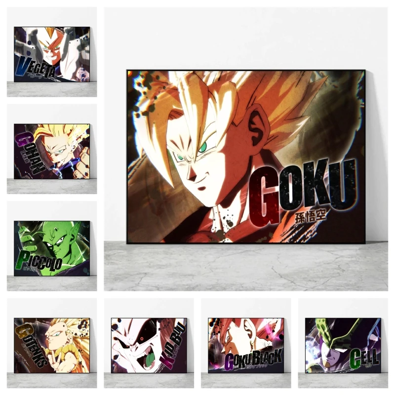 

Anime Character Pictures Dragon Ball Gotenks Wall Art Home Modular Prints Decorative Modern Living Room Classic Birthday Gifts