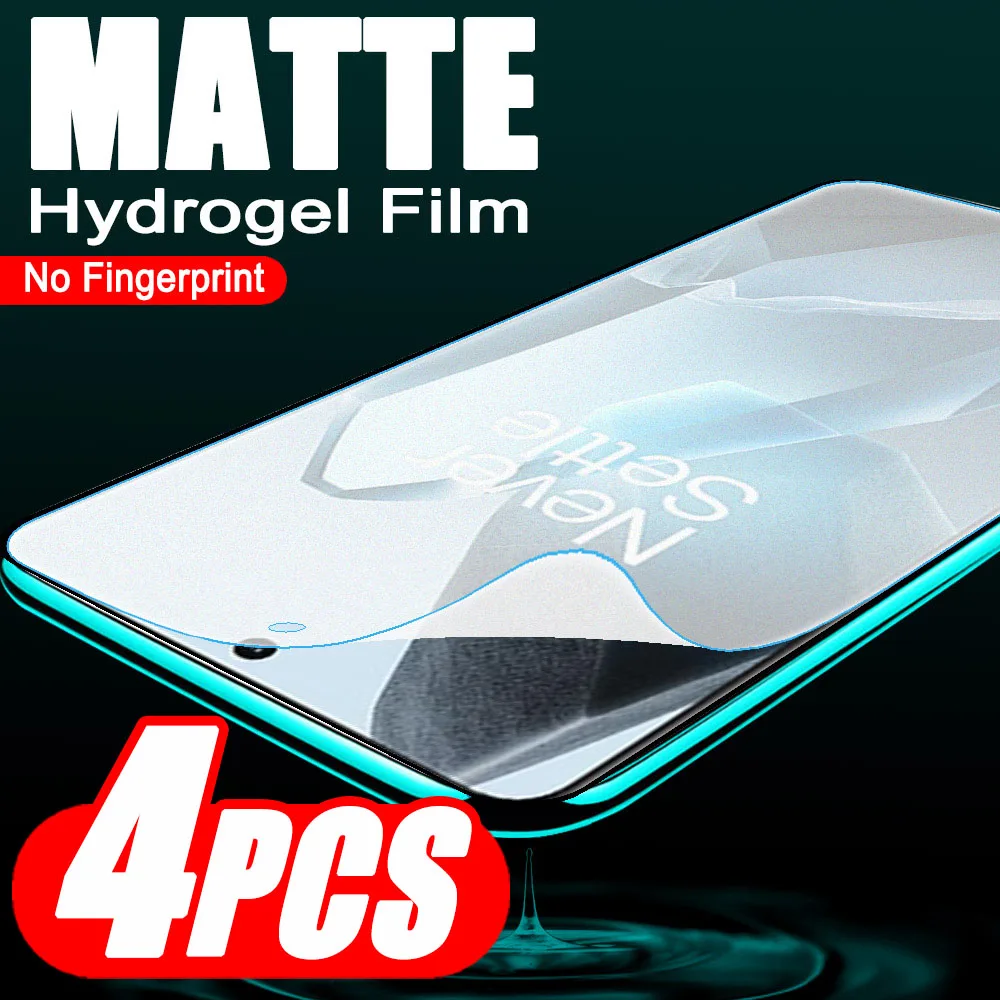 Matte Hydrogel Screen Protector Film, 4-Pack