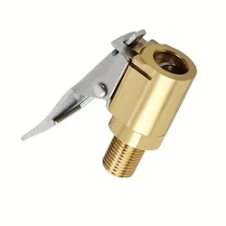 Premium Brass Locking Nozzle Tire Air Chuck - High - Performance Automotive Inflation Adapter (1pack)