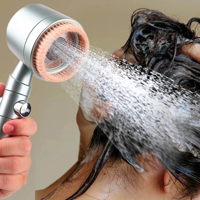 

Multifunctional Shower Head with Water Saving Features Universal Handheld Shower Head with High Pressure & Filter Dropshipping