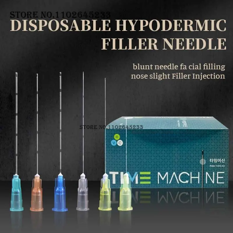 

Тонкая микро Cannula Korea High Tougthness Подкожная заполняющая игла тупые иглы игла мезо Micro канюля с тупым кончиком с фильтром