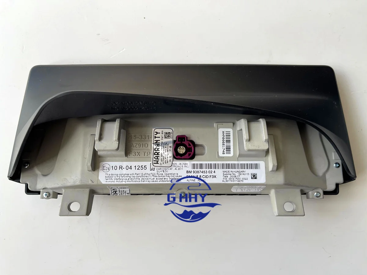 오리지널 F20 NBT 8.8인치 LCD 디스플레이 T-55796GD088H-LW-AYN BM 9385202 BM 9387453 스크린 패널 (BMW M235 2016 NBT ID4 APX1 자동차용)