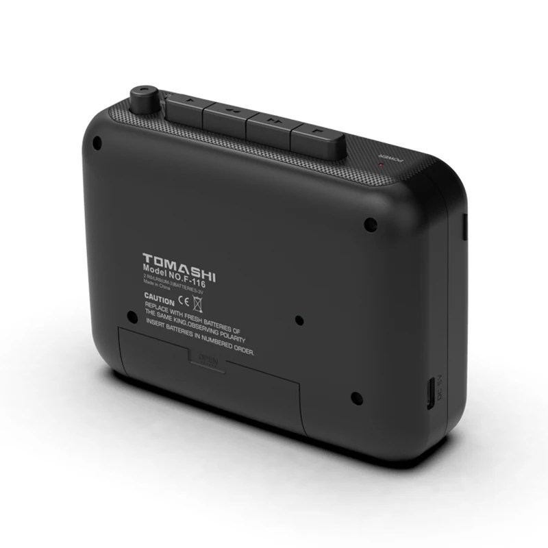 Cassette Player TOMASHI F-116 Portable Stereo Cassette Player Tape Recorder Walkman with Microphone,Headphone Jack,Built-in Speaker cassette player