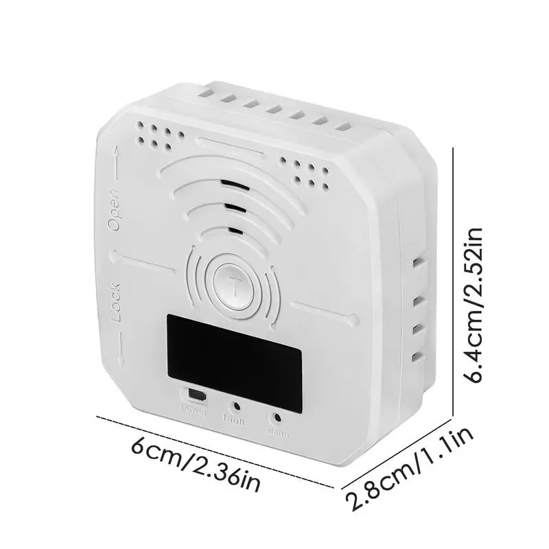 Carbon Monoxide Detector Alarm Co Levels Monitor Alarm Portable Co Monitor Sound & Light Warning Battery-Operated Carbon