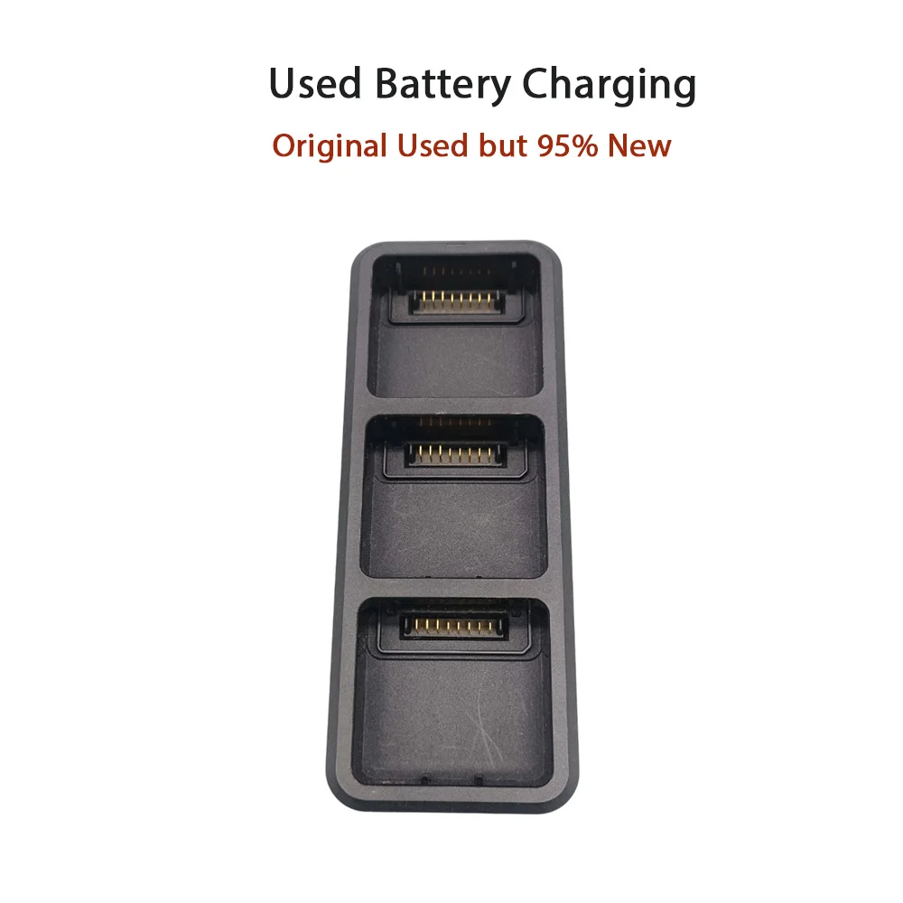 Vue de dessus du hub de charge batterie 100W pour DJI Mavic 3, 3 Classic, 3 Pro et 3T - LED indiquant l'état de charge