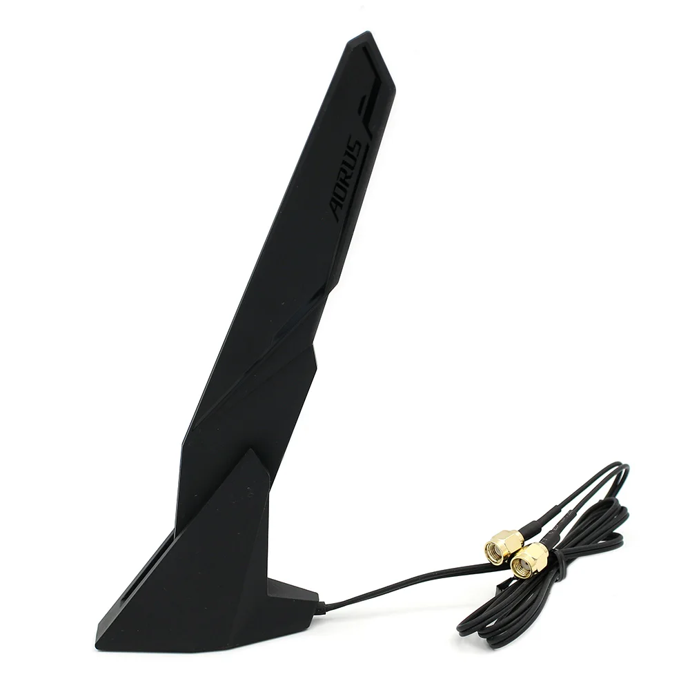 WiFi 2T2R Antenna 2.4G/5G Dual Band Amplifier Original GIGABYTE AORUS Aerial Support ASUS ASRock MSI Network Card Motherboard original asus 2t2r dual band wifi moving antenna folding rotating aerial signal booster for wireless network card modem router