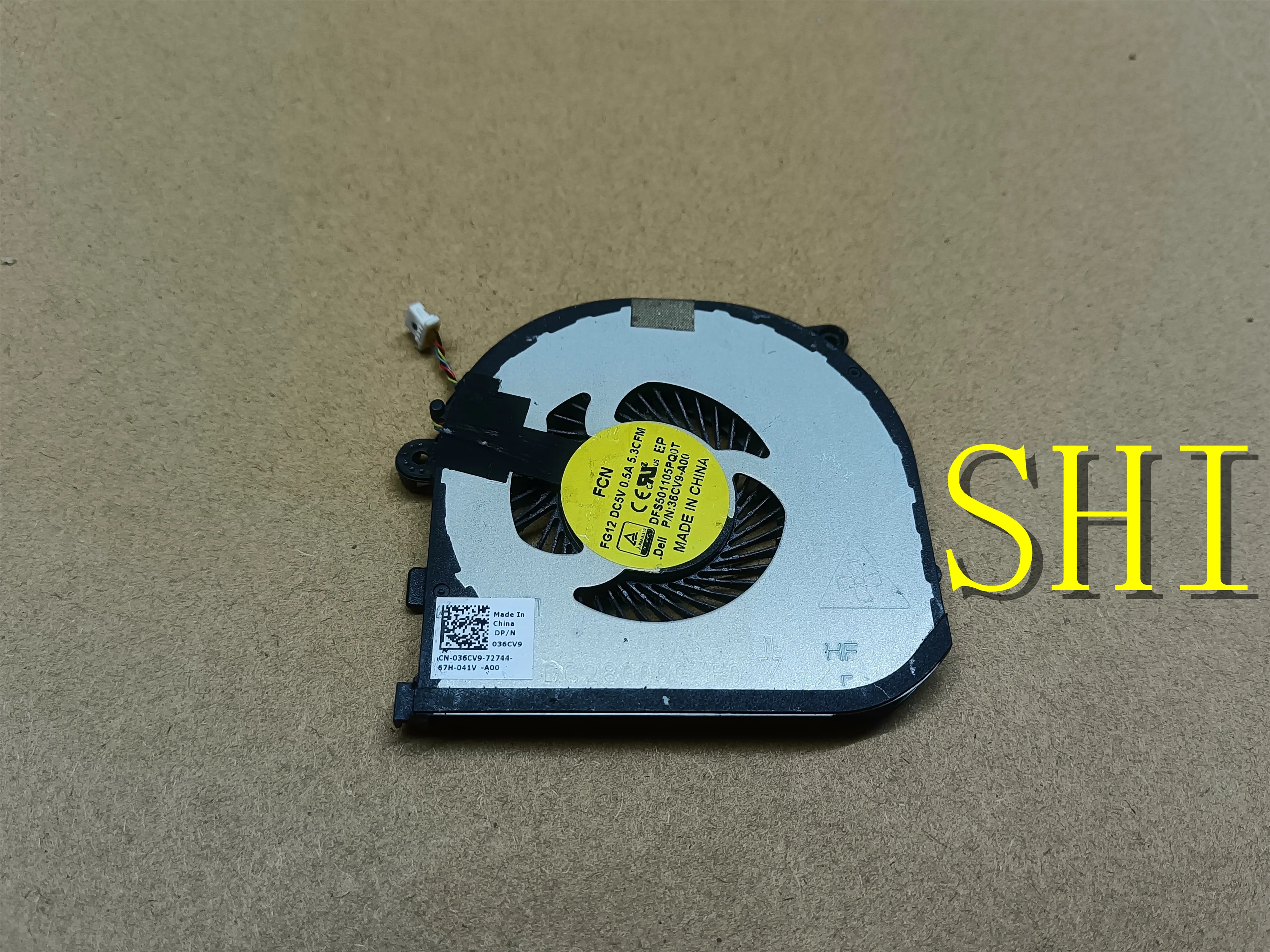 

036CV9 используется для Dell XPS15-9550 5510 вентилятор радиатора DC28000GJF0 36CV9 100% ТЕСТ ОК вентилятор Бесплатная доставка