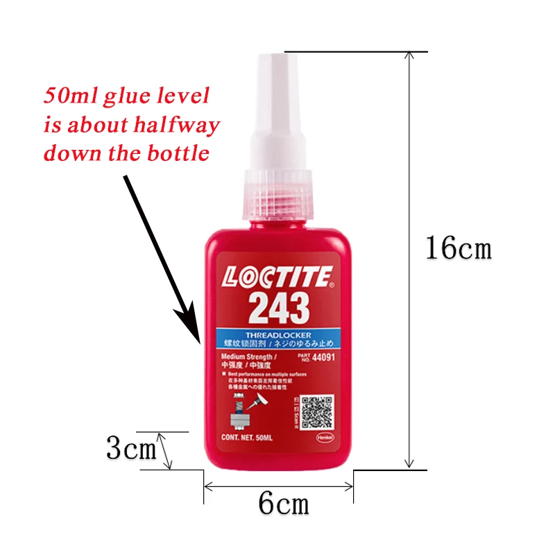 Loctite 243 20mL Medium Strength Thread Locker **I BUY BULK SO YOU DONT**