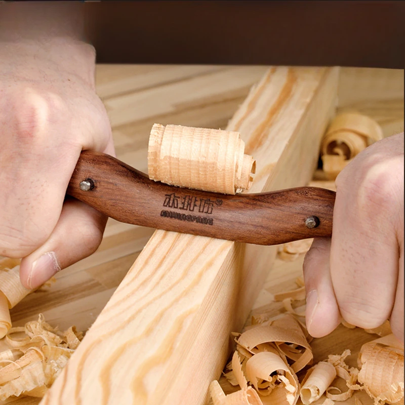150mm/180mm Mini Bird Planer Round Handle Small Curved Planer Woodworking Bending Carpenter Wood DIY Trimming Push Plane woodworking hand tools wood trimming tool