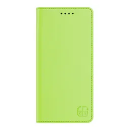 Luxury Magnetic Flip Leather Wallet Case - Premium Book Cover for MOTO G67 5G (Grass green)