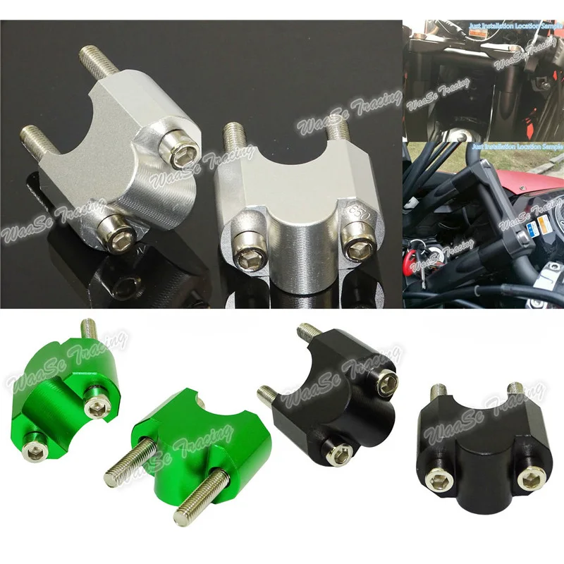 

WAASE Руль Riser Up 30 мм назад кронштейн комплект для Kawasaki Versys 650 KLE650 2015 2016 2017 2018 2019 2020 2021