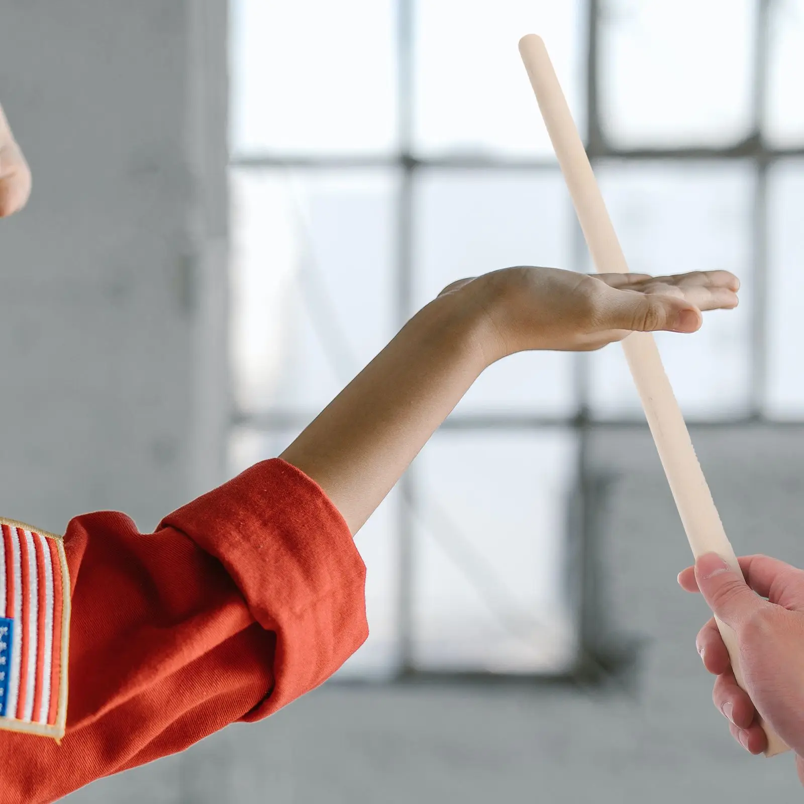 6 Pcs Taekwondo Accessory Daily Stick Portable Karate Wood Rod Supply Solid Child