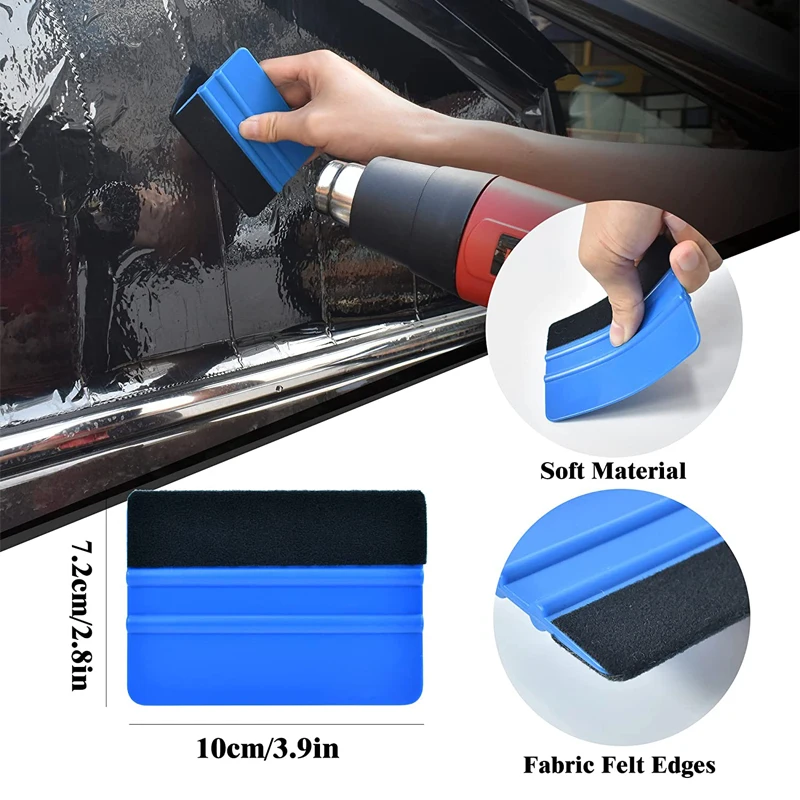 10Pcs/7Pcs Car Window Tinting Tools Vinyl Wrap Tool Vinyl Squeegee Blade  Scraper Glass Cleaner Auto Window Film Installation Kit - AliExpress