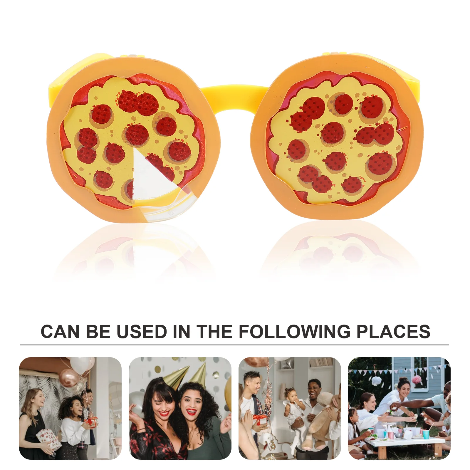Photo Booth Props Delicate Eyeglass Pizza Glasses Sunglasses Aunglasses Valentine's Day Abs Funny party photo props funny sunglasses