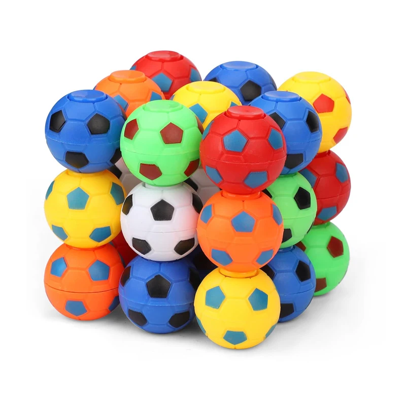 

6Pcs Soccer Spinner Fidget Toys For Kids Cool Gadgets Autism ADHD Anxiety Juguetes Antiestrés Ansiedad