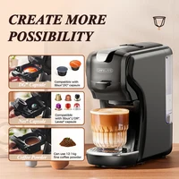 Cafelffe Capsule coffee Machine Espresso maker DG Cappuccino Nes Capsule maker cafeteria Gift for Lover,Dad,Mom,19Bar Hot/Cold 2