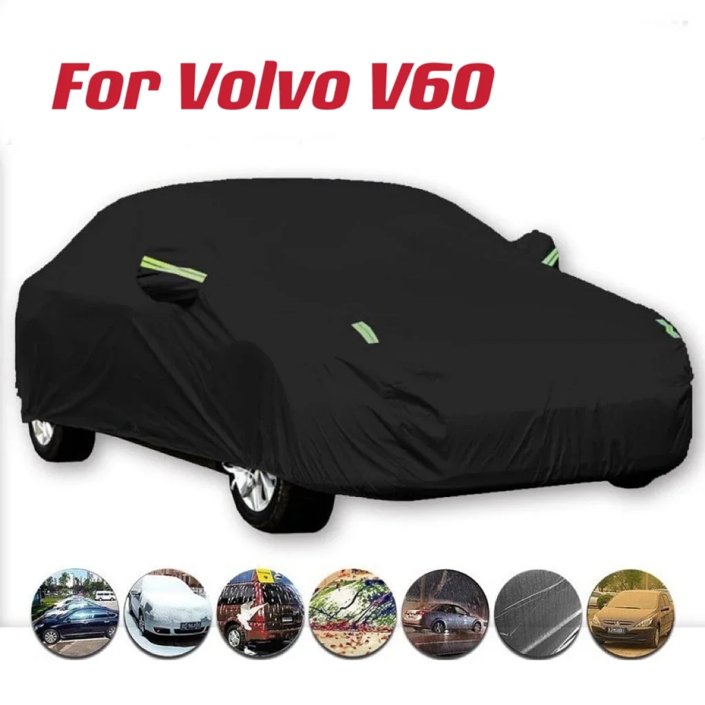 

For Volvo V60 Outdoor Protection Full Car Covers Snow Cover Sunshade Waterproof Dustproof Exterior Car accessories