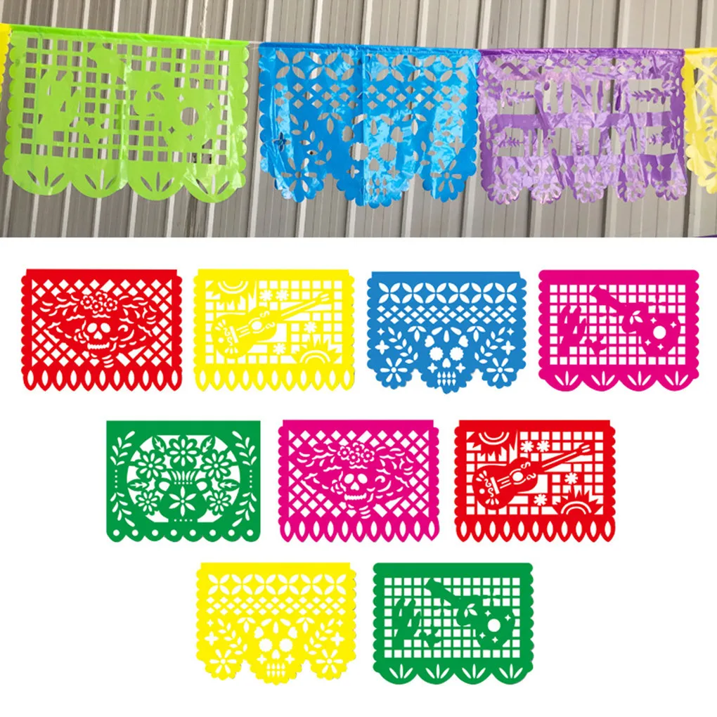 Striscioni Per Feste Indoor Outdoor Party String Flags Home Plastic Streamer Hanging Ornament, Ms-04