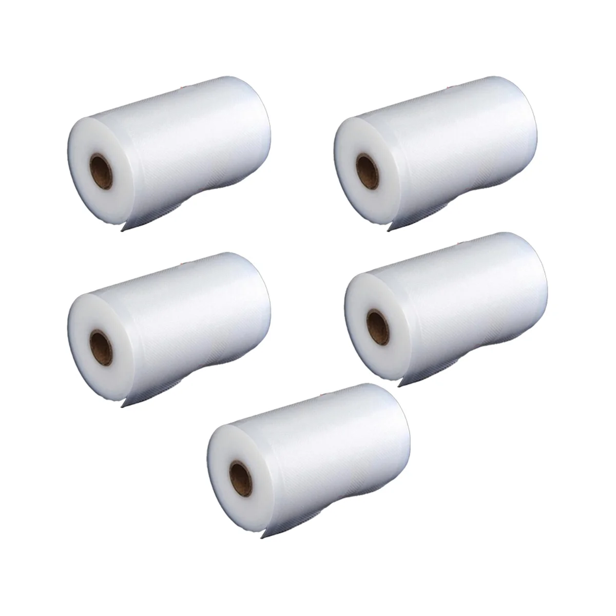 

5Pcs Kitchen Vacuum Sealing Bag, Transparent Food Packaging Bag Food Preservation Bag Compression Cooking Plastic Bag