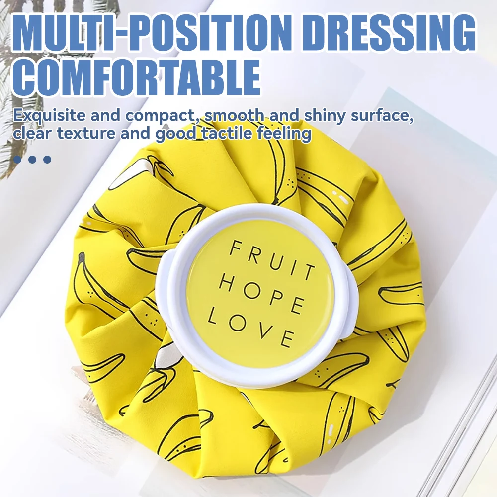 Cartoon fabric folding cold compress hot compress ice pack physical cooling physiotherapy bag water filling ice pack ice pack