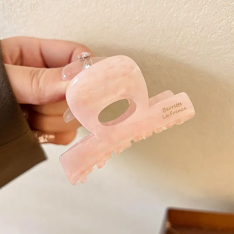 1 Stück französische Retro-Acetat kleine Haarspange Sommer Hochsteckfrisur Haarschmuck elegante hohe Pferdeschwanz Haarspange Haarnadel Hai Clip – Detail 6