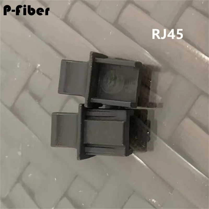 RJ45 RJ11 dust cap 50pcs LAN network black transparent CAT5E CAT6E CAT7 silicone TPU protective cover dust plug