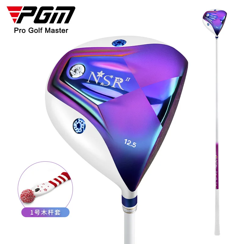 

New PGM! Golf Clubs Women's Titanium No.1/3/5/4H Wood Clubs Ultra-thin High-rebound Tee-off Wood White-purple Wood High Quality