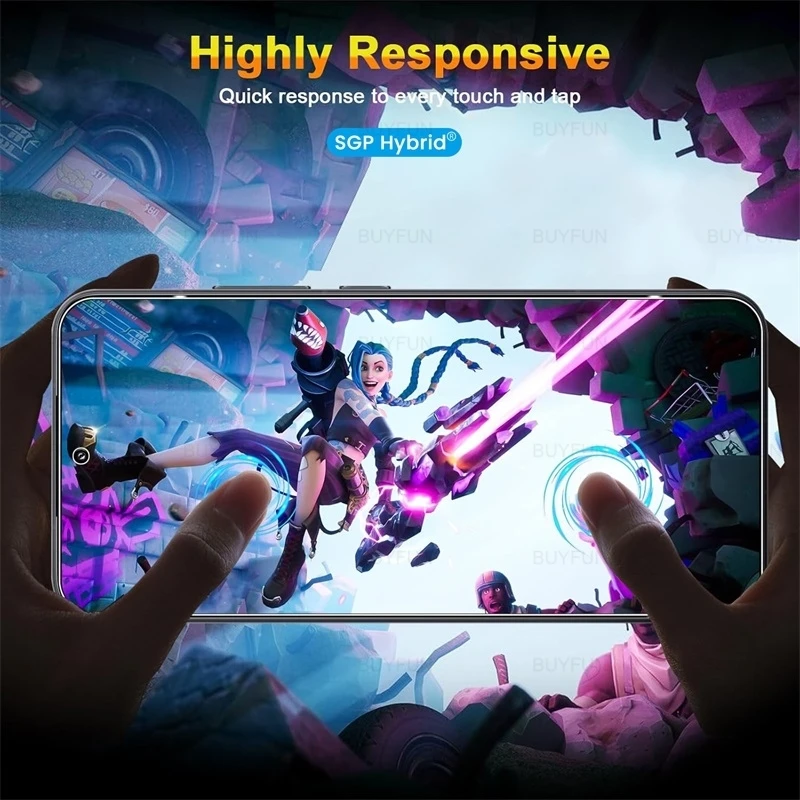 Premium 9D Full Coverage Tempered Glass Screen Protector - 3 Pack