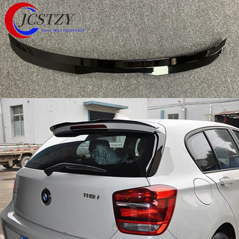 Per Bmw F20 116 118 120 125 M135I Spoiler Materiale Abs Di Alta Qualità Ala Posteriore Per Auto Spoiler Nero Brillante