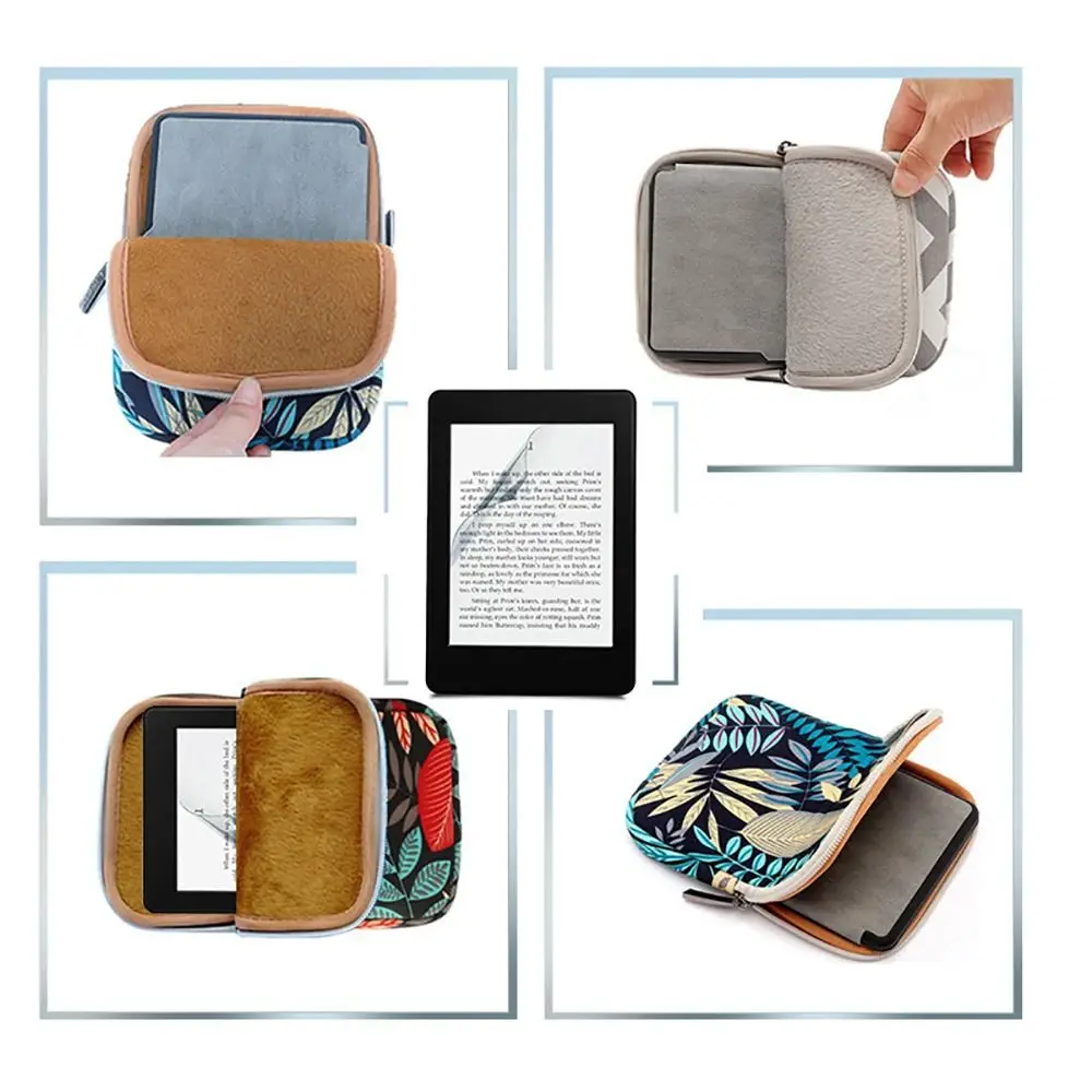 Compact Shockproof 6-Inch e-Reader Protective Sleeve and Carrying Pouch