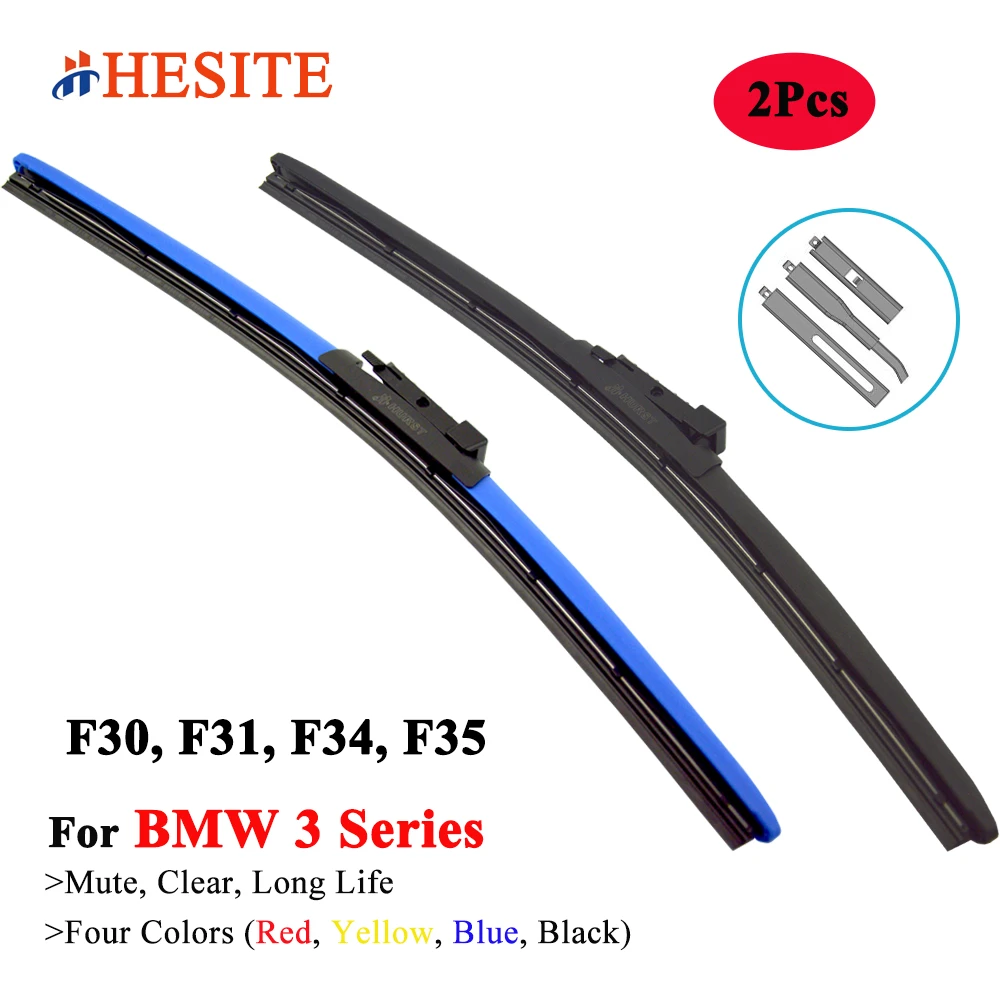 HESITE Colorful Windshield Wiper Blades For BMW 3 Series F30 F31 F34