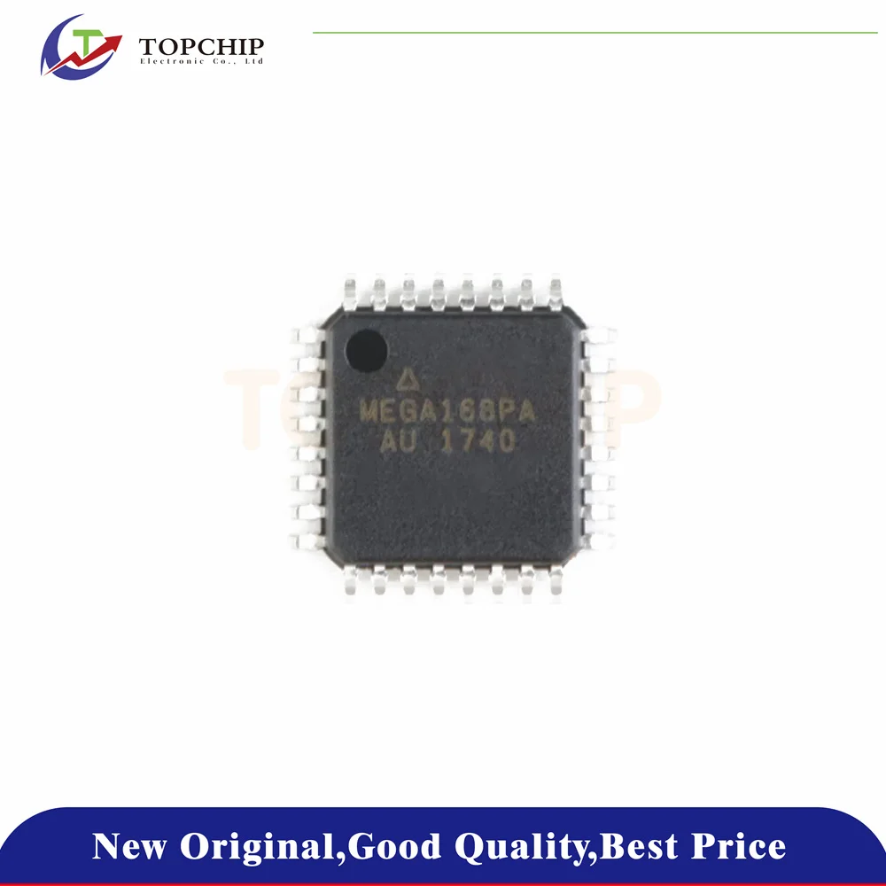 

1Pcs New Original ATMEGA168PA-AU 8KB AVR 1KB 20MHz FLASH 23 LQFP-32(7x7) Microcontroller Units (MCUs/MPUs/SOCs)