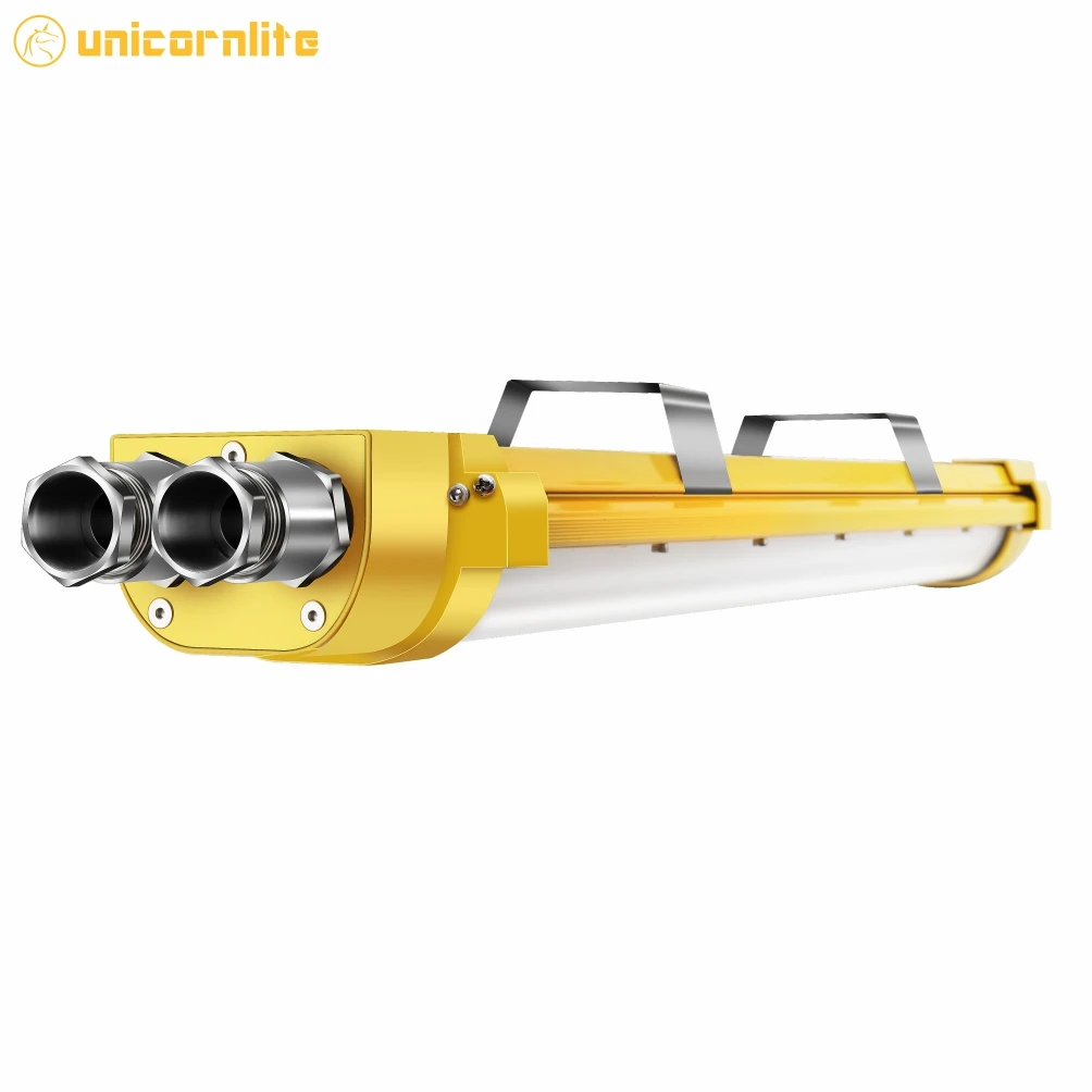 

ATEX approved Explosion Proof Light IP66 Linear Tube Light Emergency led 60W 80w Hazardous Area Oil and Gas Filed Lighting