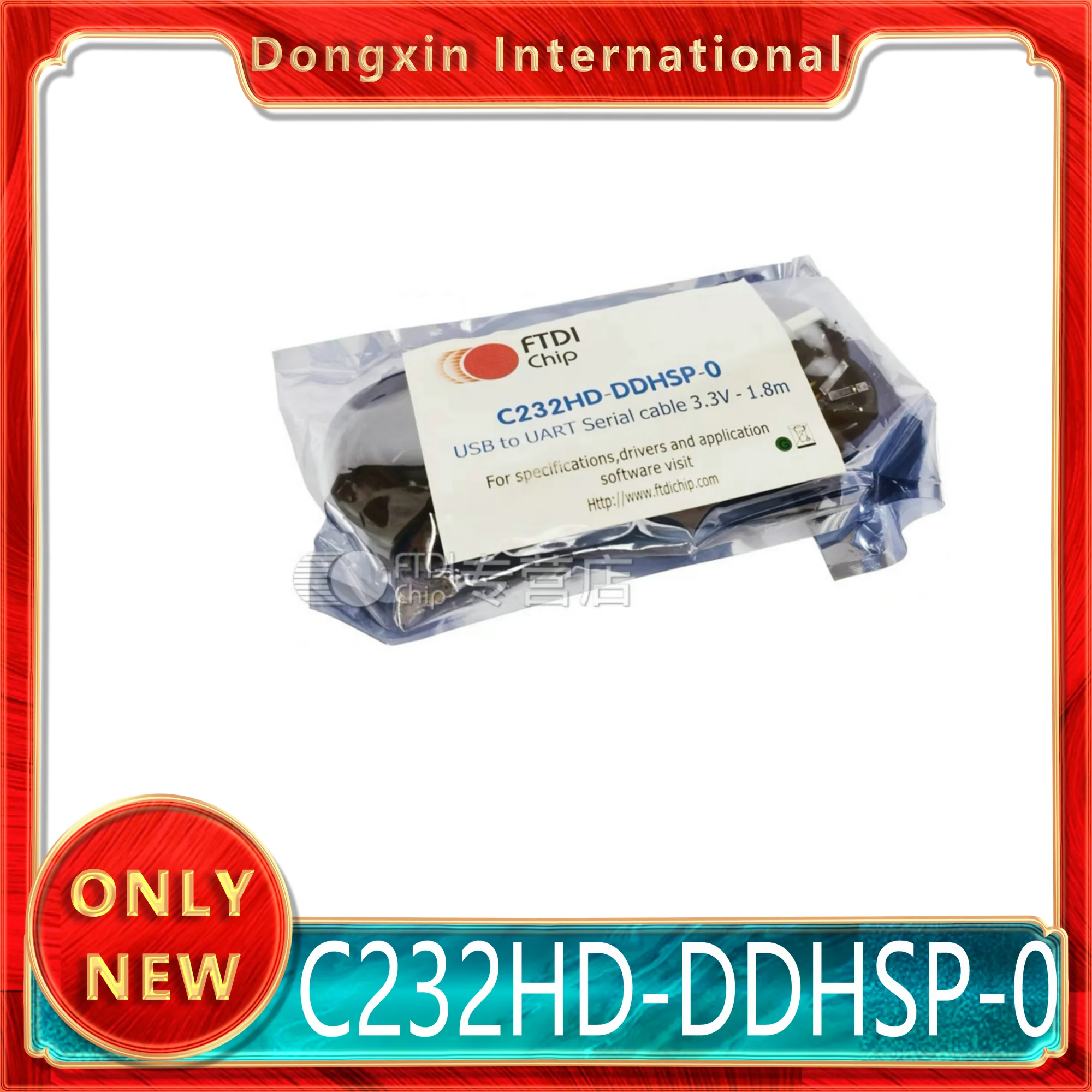 

C232HD-DDHSP-0 высокоскоростной кабель для передачи данных USB к кабелю 232 FTDI HS UART 3,3 V