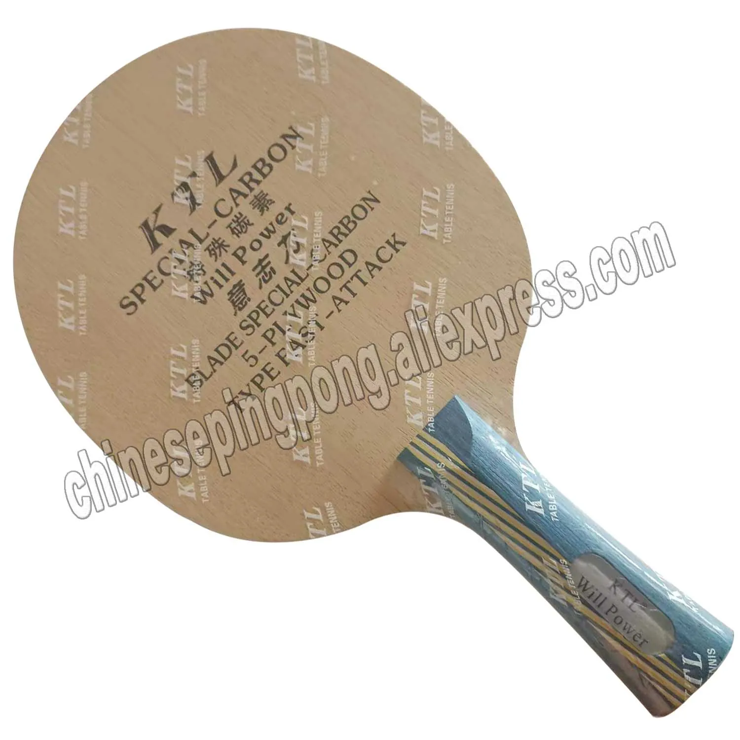 ktl-lkt-power-table-tennis-blade-1007-will-power-speclal-carbon-racchette-da-ping-pong