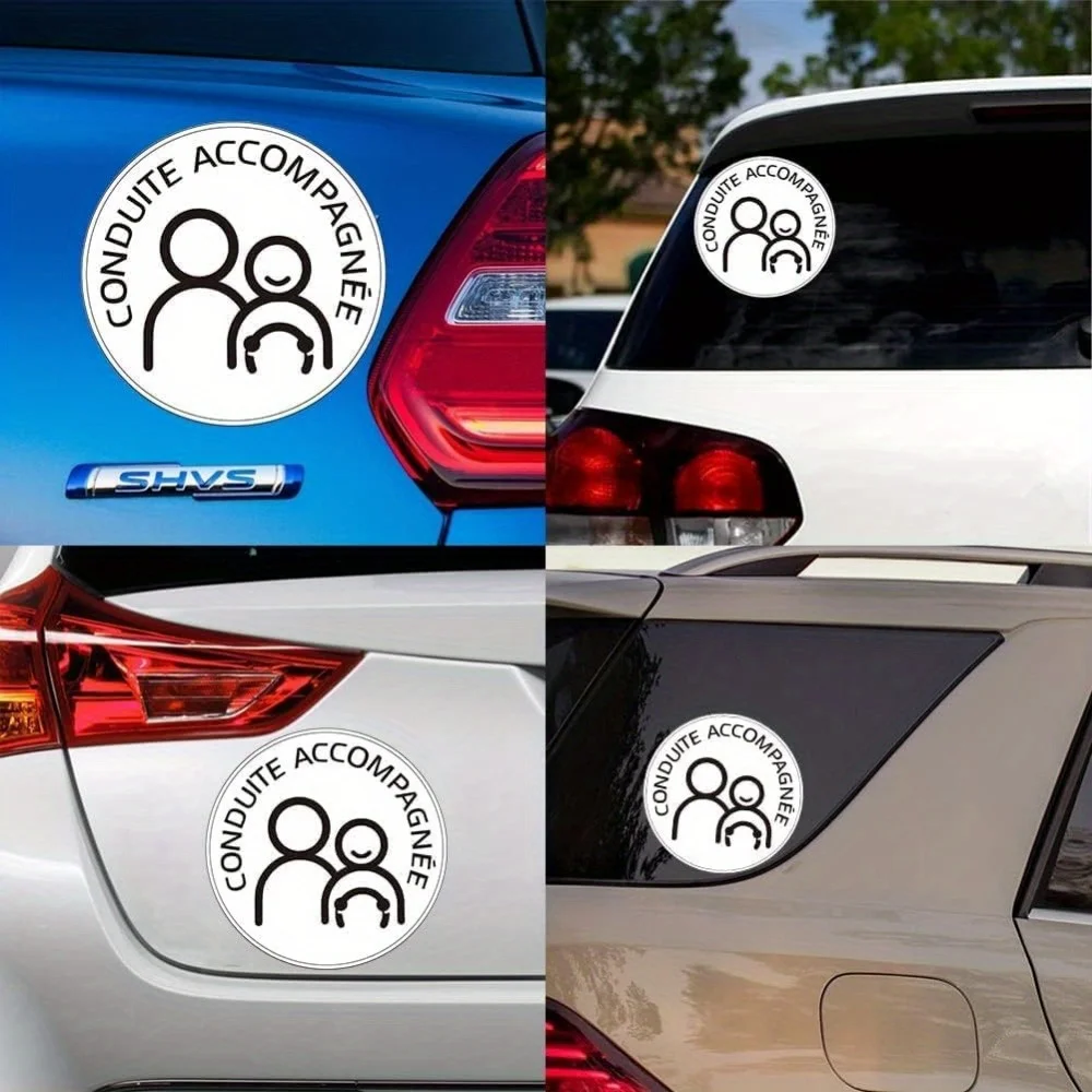 New Driver Creative Car Magnet Sticker - Anti-Scratch Safety Sign