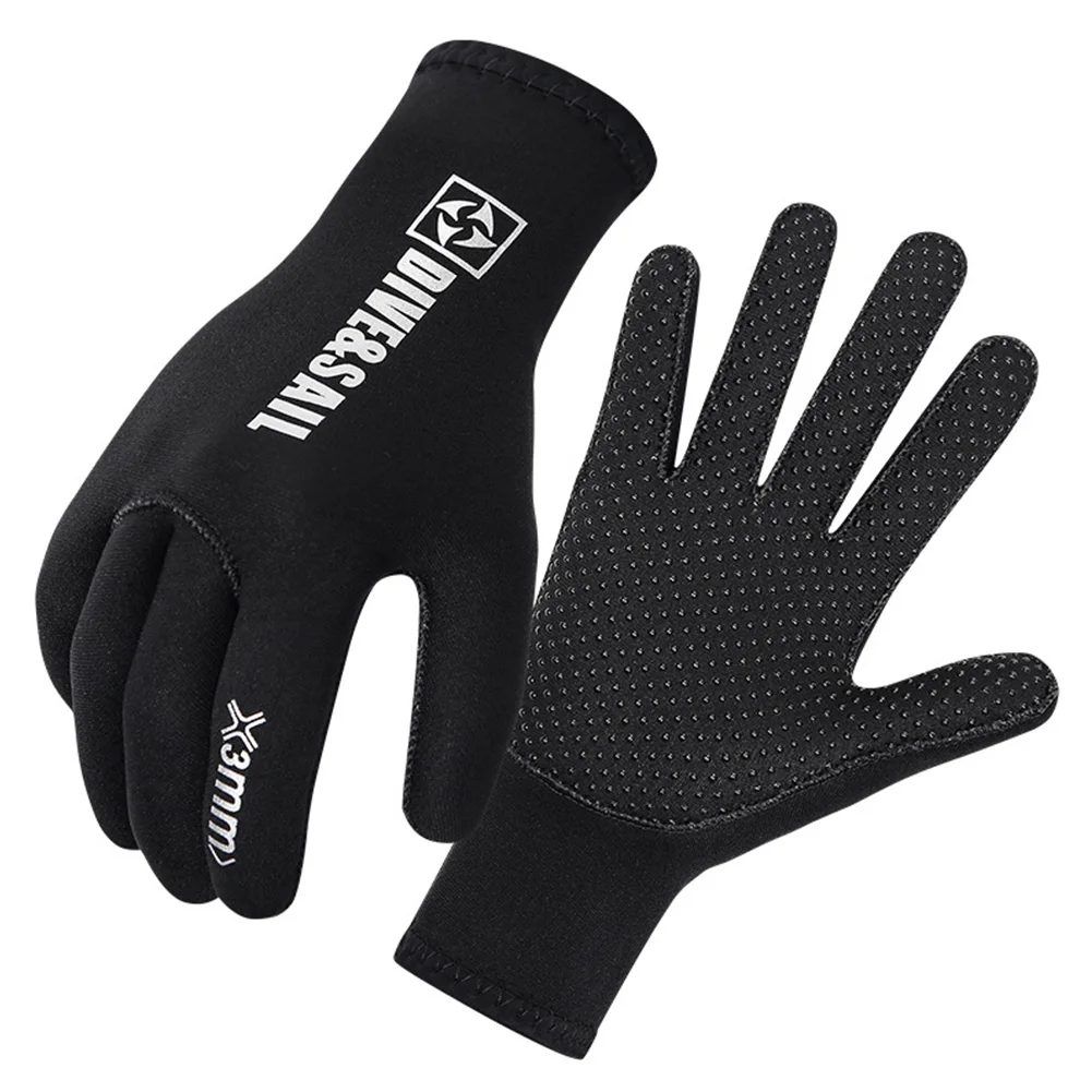 DIVE SAIL 3/5mm Neoprene Diving Winter Heated Gloves For Men Women Diver Wetsuit Snorkeling Canoeing Underwater Hunting Glove 3