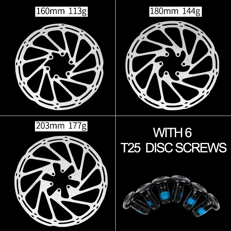 Avid 油圧ディスクブレーキ 前後セット ローター　180mm.160mm Avidディスクブレーキローター,油圧式,マウンテンバイクおよび