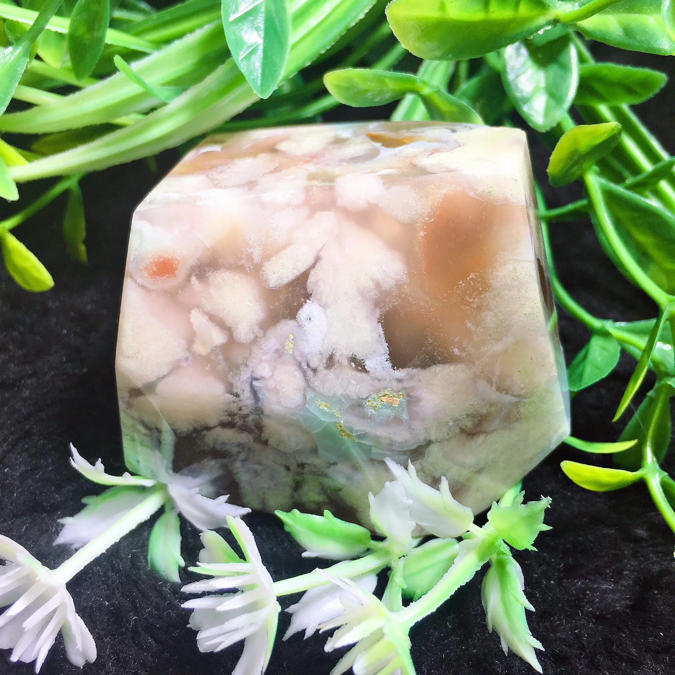 Green Flower Agate Freedom 2406