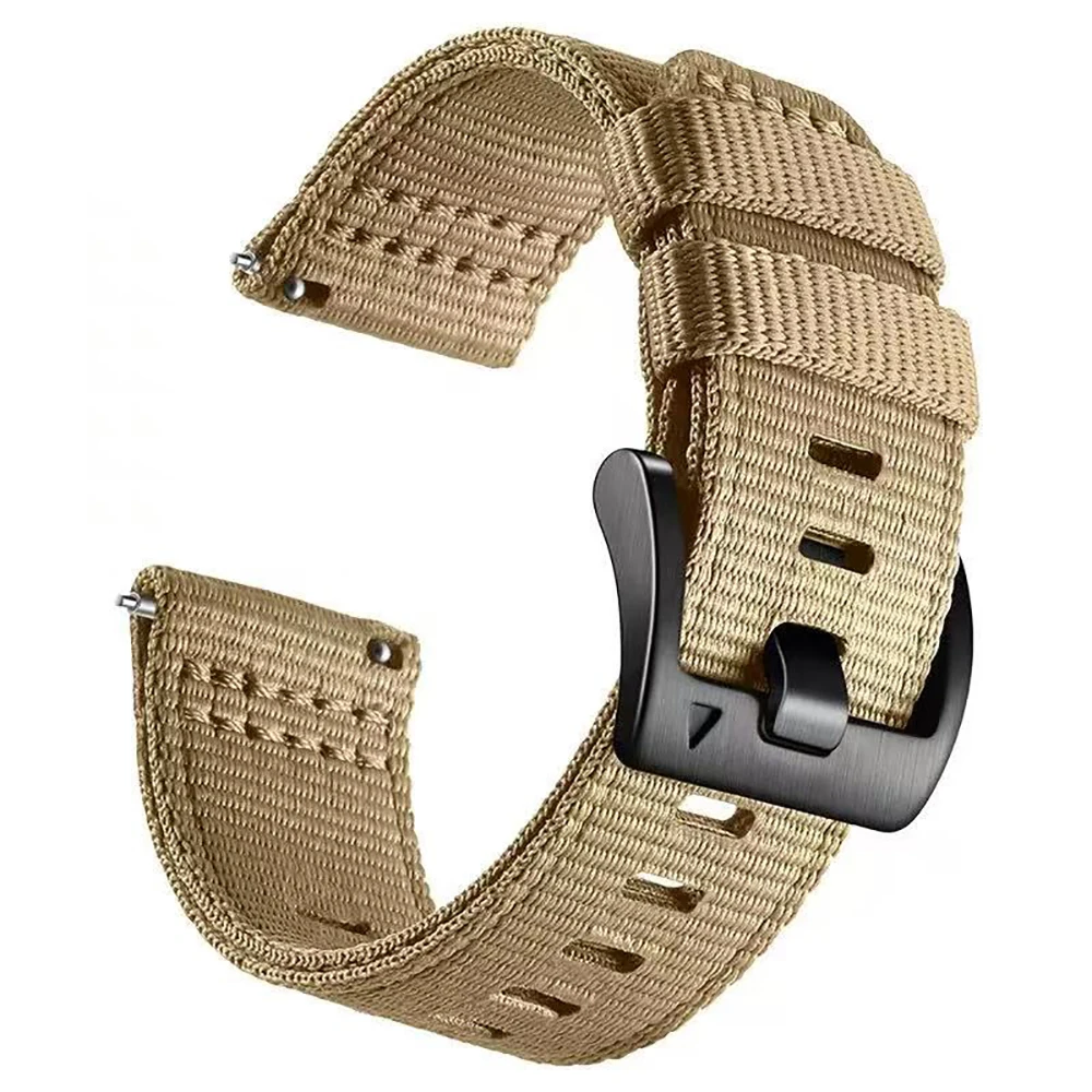 Canvas Wristband Strap – Premium 22mm Watchband Bracelet Accessory